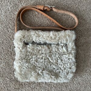 YBH Shearling Crossbody Bag